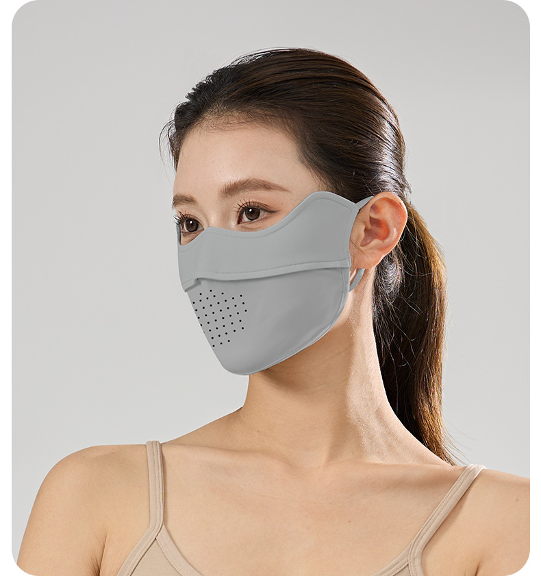 定制加工夏季防晒口罩女高颜值防紫外线面罩护眼角冰丝透气脸基尼详情19