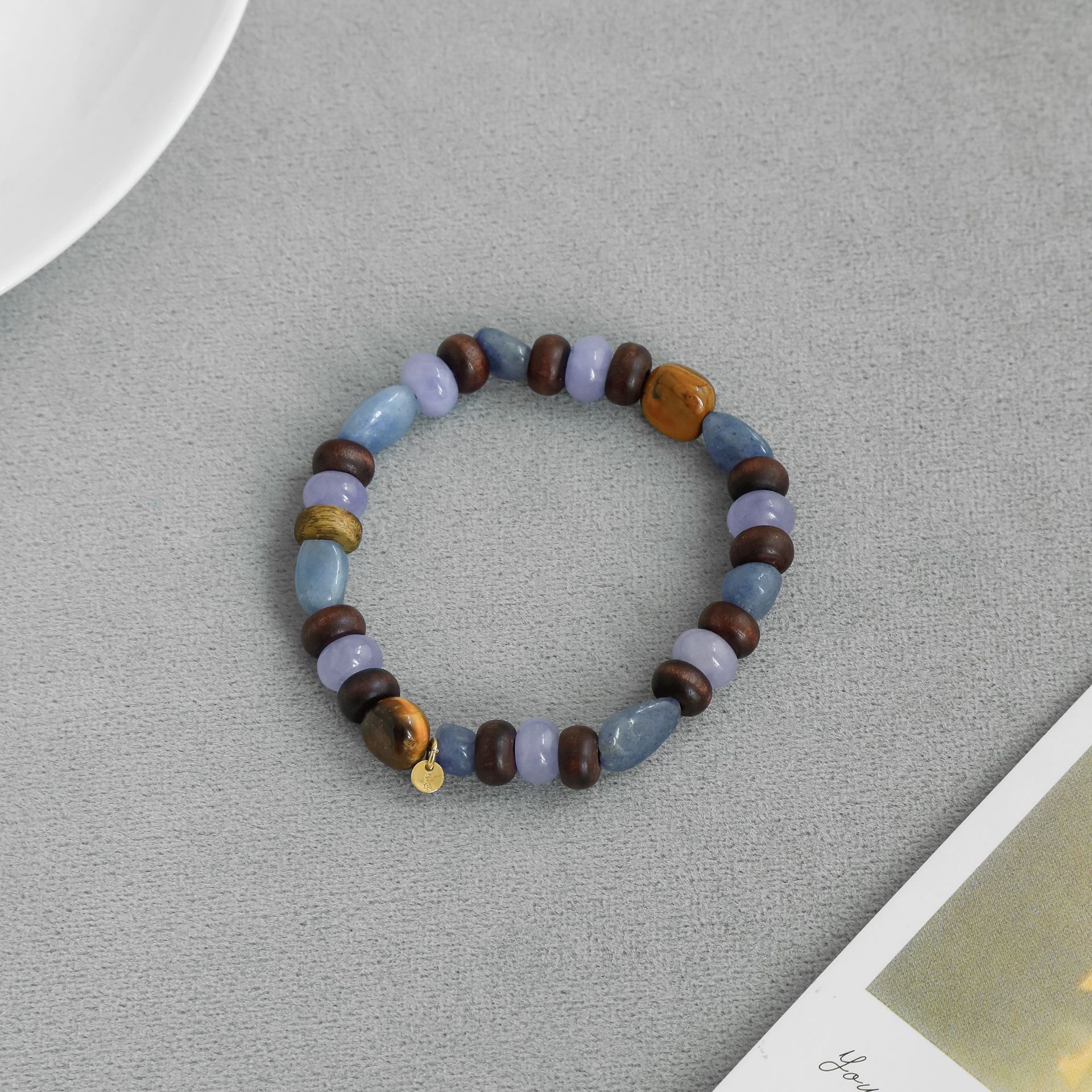 山野家沉香珠串珠手链 新中式简约小众禅风通勤子修串珠手串手链详情8