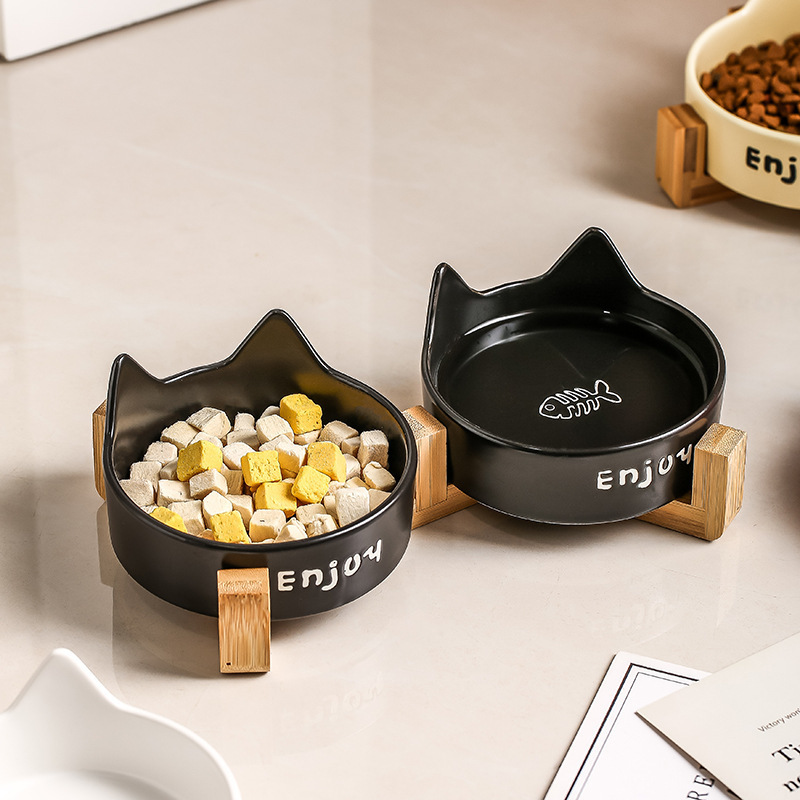 猫耳朵造型宠物食盆宠物用品喂食碗宠物碗宠物自动喂食器宠物食盆实用耐用详情4