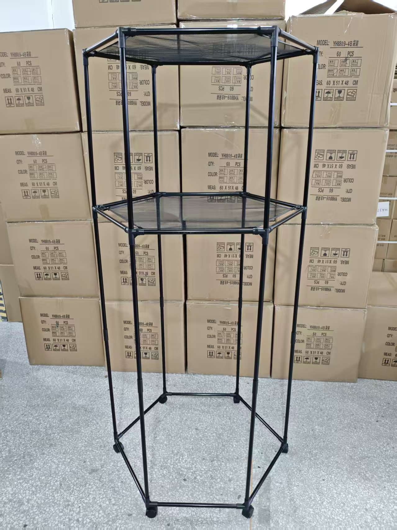 旋转落地立式晾衣架加厚衣帽架家用卧室阳台晾衣杆晒衣服架9913详情6
