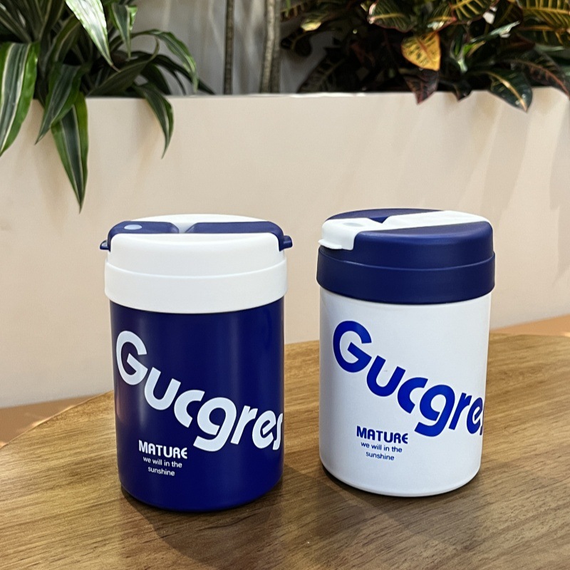 New 304 stainless steel ton-ton cup, outdoor portable double-drinking straw cup, double-layer vacuum, high appearance level insulated cup pic 13