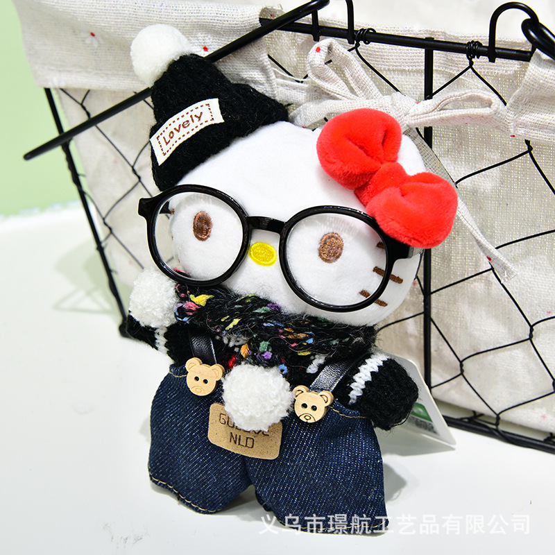 凯蒂猫小挂件可爱hellokitty毛绒公仔玩偶包包挂饰Kitty创意潮品详情2