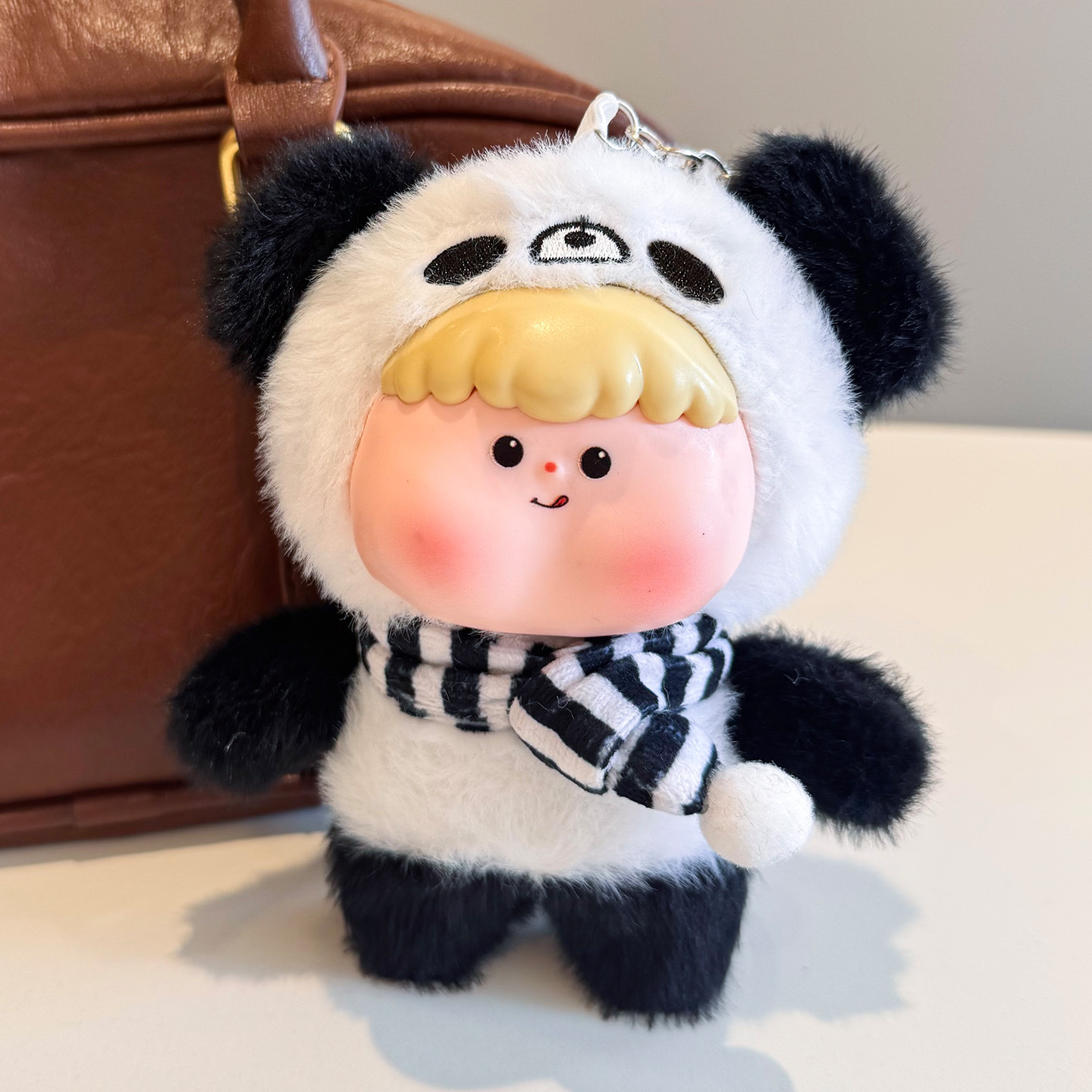 DUDU动物园系列玩偶可爱搪胶变装娃娃挂件毛绒玩具书包挂饰钥匙扣详情6