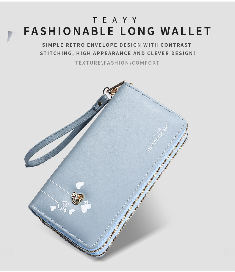 The 2024 new long wallet, clutch, phone bag, coin purse, multi-functional card case, zipper bag and wallet for women pic 12