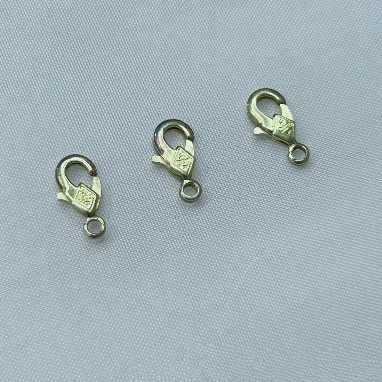 diy铜镀18K真金手工异型龙虾扣饰品配件批发 保色钥匙扣串珠手链详情7