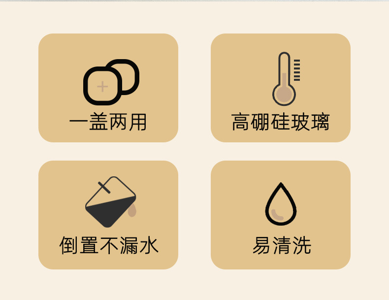 1000ml大容量吸管杯ins耐高温杯子高颜值喝水杯防漏高硼硅玻璃杯详情7