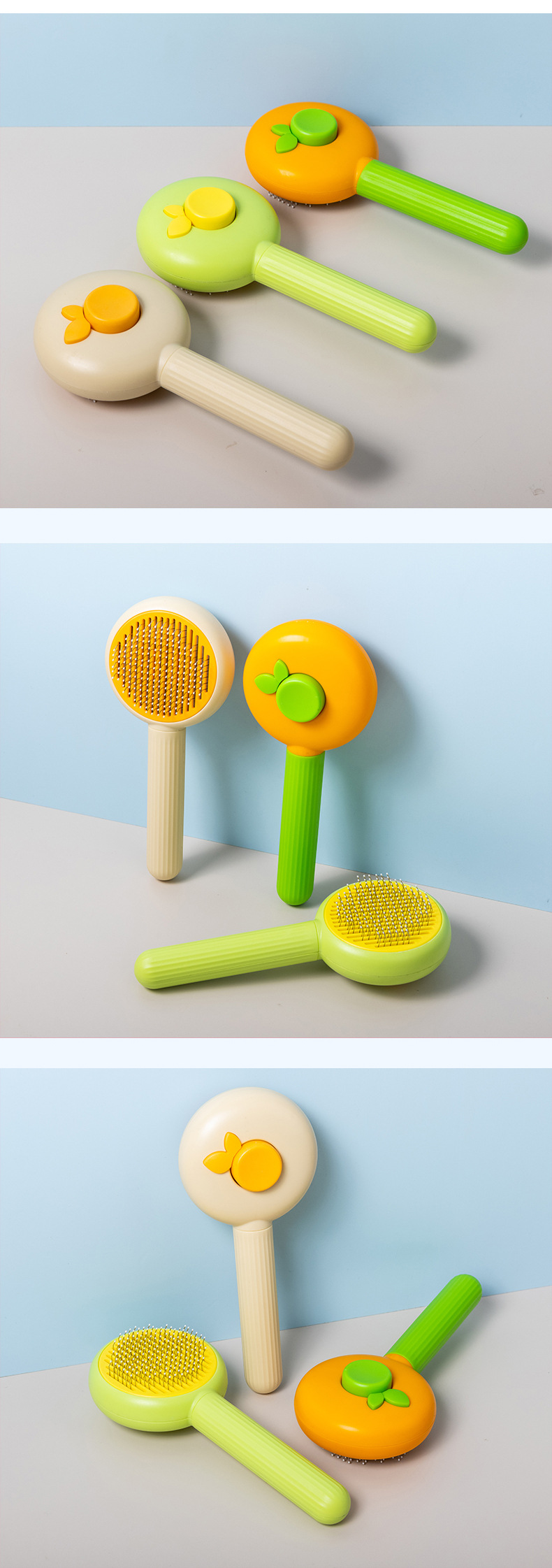 Saiya pet combs, cat massage combs, dog hair removers, stainless steel needles, pet combs wholesale pic 7