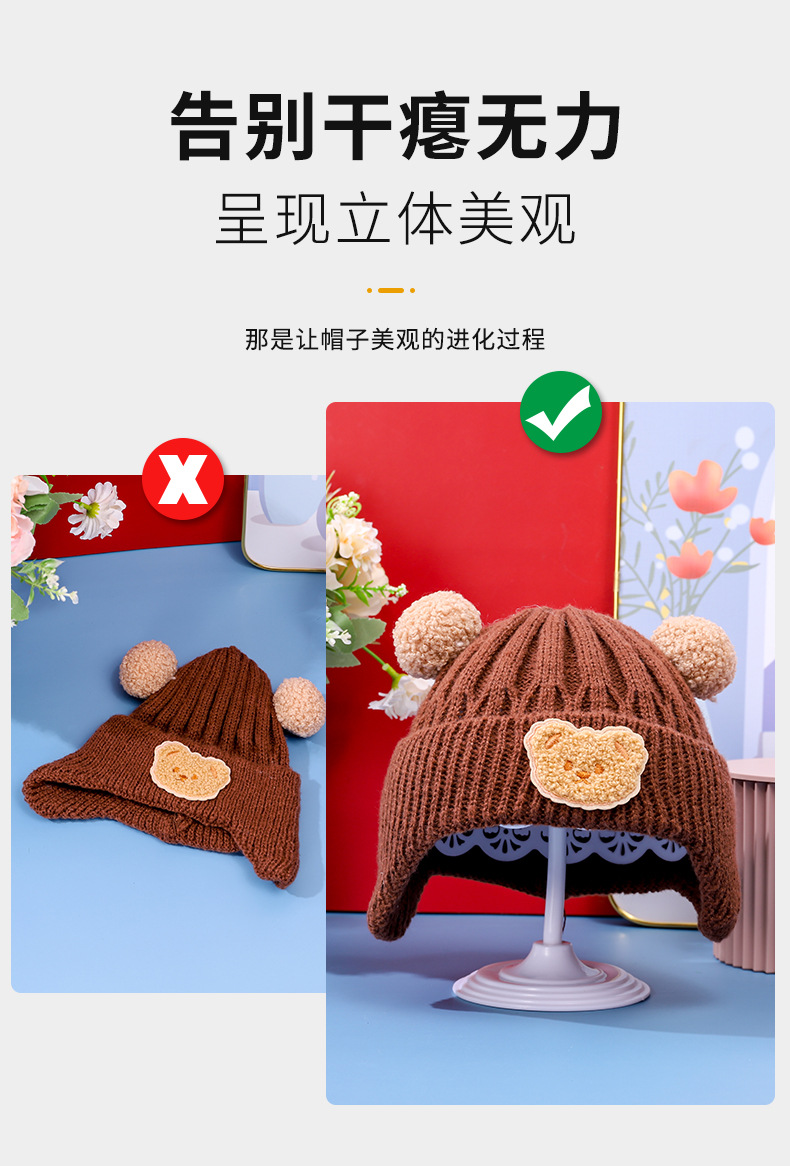 帽子架成人帽撑帽子支架展示架母婴店帽架帽托塑料棒球帽托架批发详情2