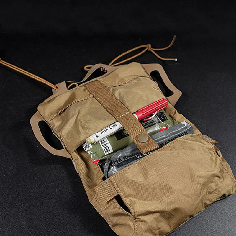 Outdoor hiking quick pull-out bag CS Tactical travel MOLLE accessory Bag Mountain climbing waist bag First aid medical kit pic 4