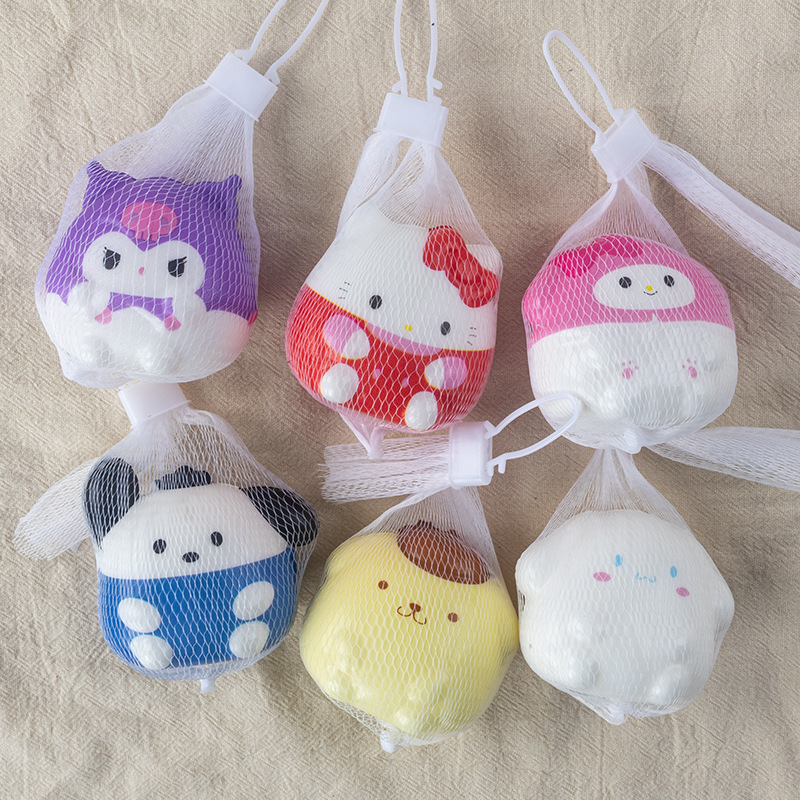 网袋解压捏捏乐慢回弹公仔学生摆摊礼品解压神器工厂批发儿童玩具详情5