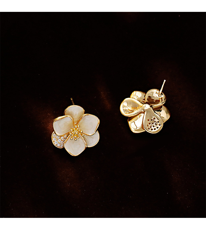 Hyacinth nicho diseño sentido alto temperamento lujo ligero aretes únicos pendientes de flores mujeres 2025 tik yin boom earwear pic 8