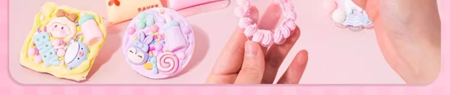 奶油胶咕卡套装贴纸全套女孩手工diy玩具材料咕咔盘手账儿童玩具详情17