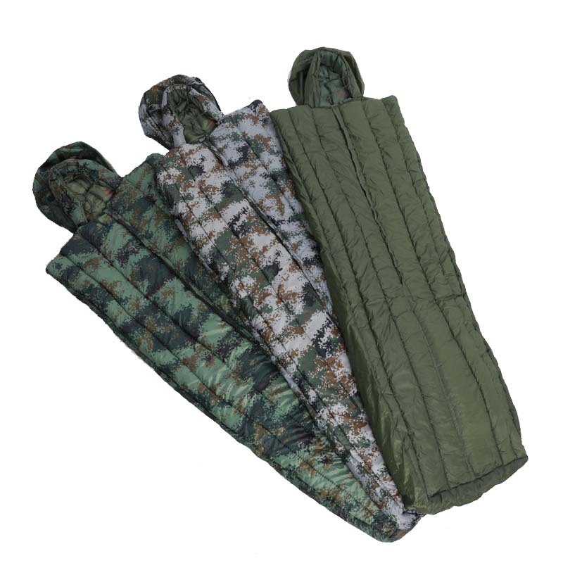 Outdoor sleeping bag, camping, 2500-gram overcoat sleeping bag, single camping sleeping bag, warm and moisture-proof in autumn and winter pic 1