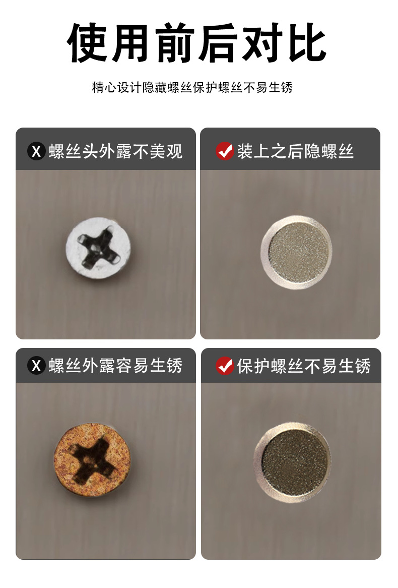 自攻螺丝配件装饰螺丝钉遮丑装饰盖十字螺丝平头加长自攻螺丝盖帽详情4