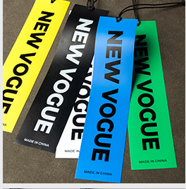 新款防拆一次性吊牌设计个性商标标签订做网红女装挂牌高级感吊卡详情6