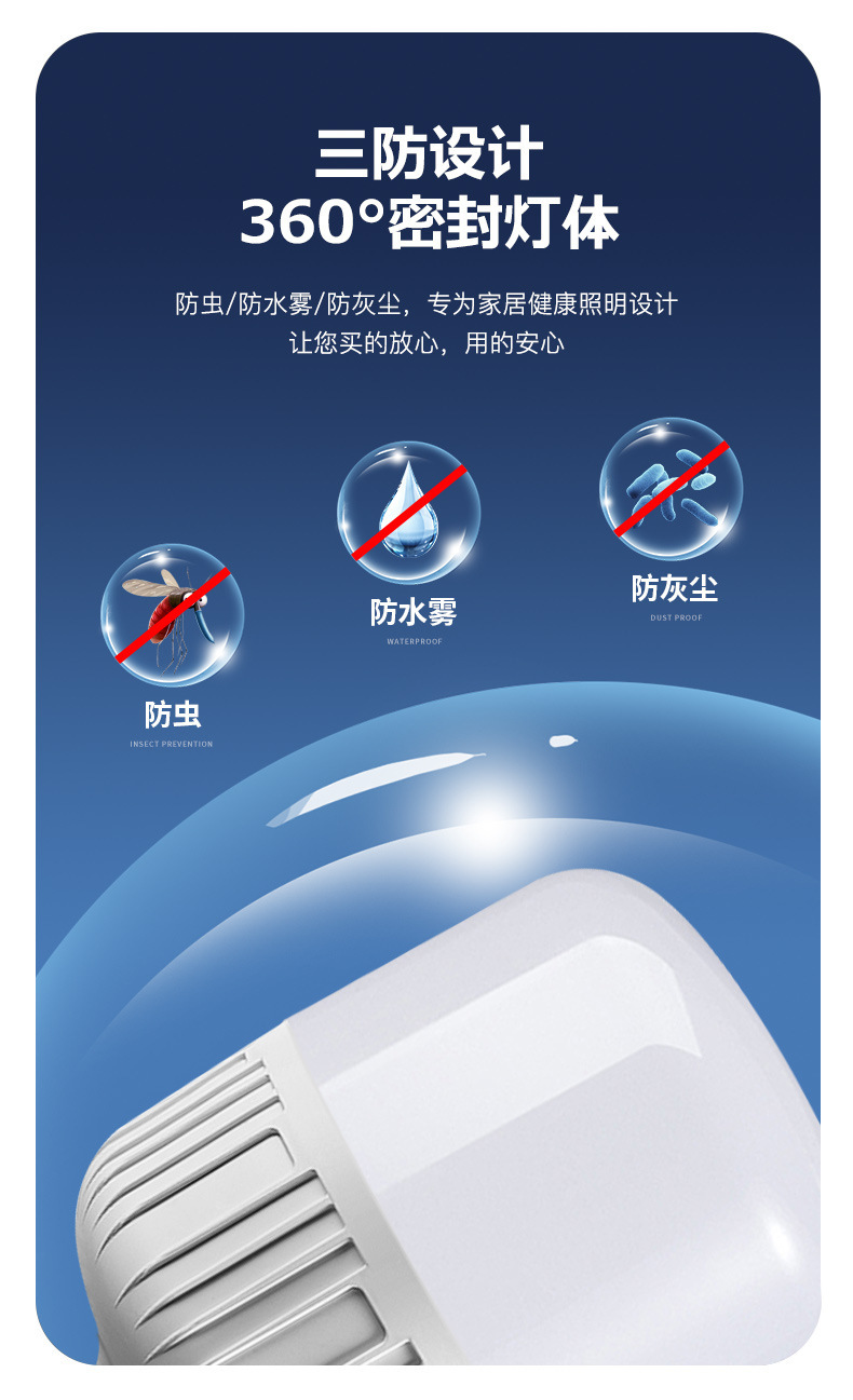 节能灯泡高亮摆摊批发节能灯家用高富帅led球泡灯e27螺口led灯泡详情9