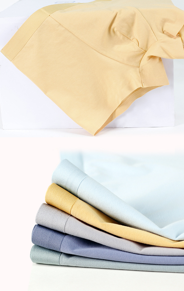 儿童内裤男60支精梳棉无痕平脚 青少年学生大童内平脚裤一件代发详情5