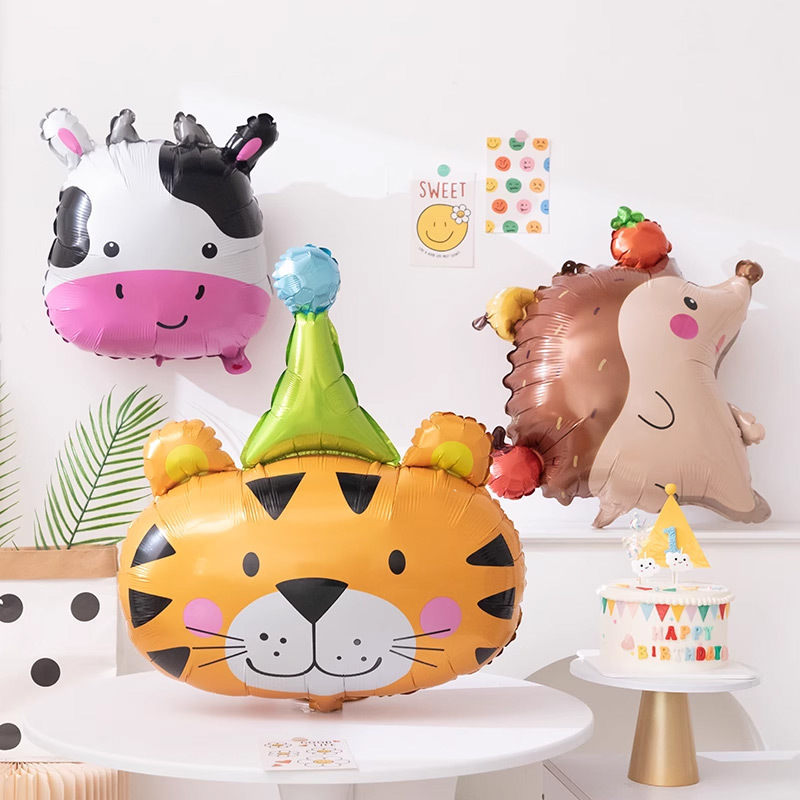 马戏团主题铝膜气球儿童宝宝周岁生日动物幼儿园学校派对布置装饰详情6