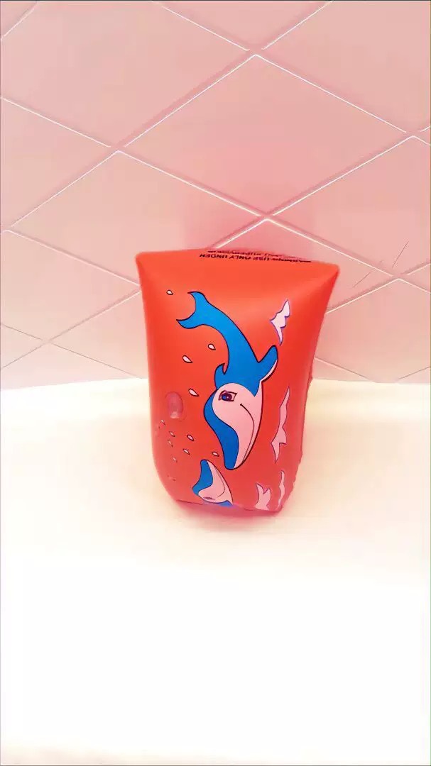 厂家直供新款儿童海豚充气水袖安全游泳手臂圈批发充气玩具水上娱乐详情5