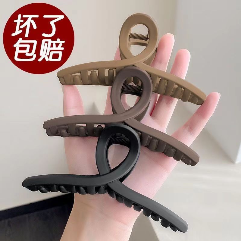 发夹女2024年新款超大号抓夹后脑勺盘发鲨鱼夹发量多发卡夹子头详情6