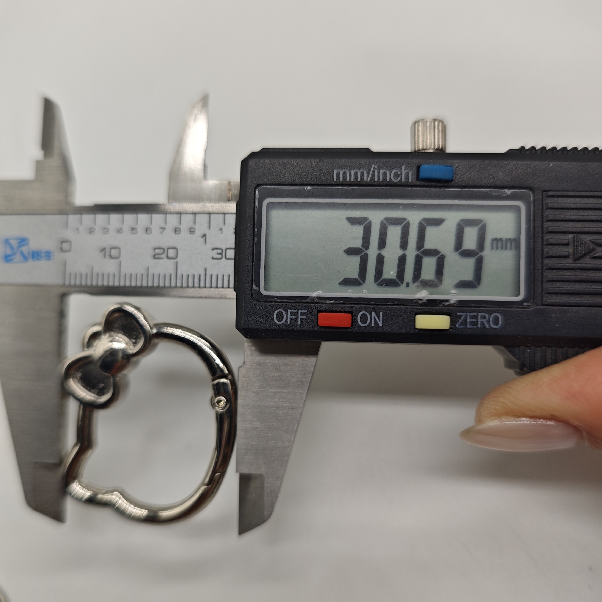 可爱蝴蝶结小猫咪弹簧扣异形饰品diy配件连接环钥匙扣手机链挂饰详情13