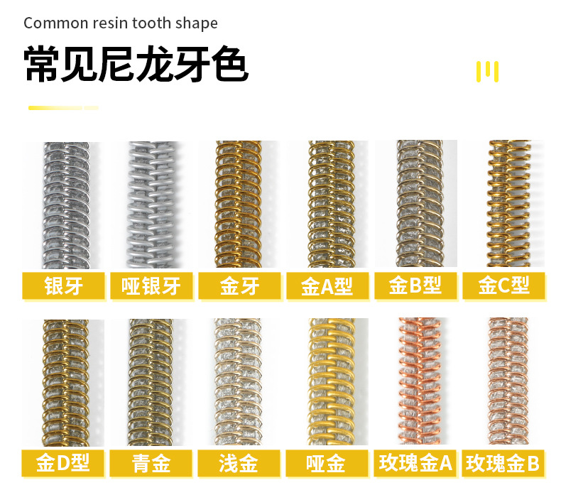 3号5号尼龙拉链码装黑色整捆拉锁 服装辅料工厂批发拉链条zipper详情15