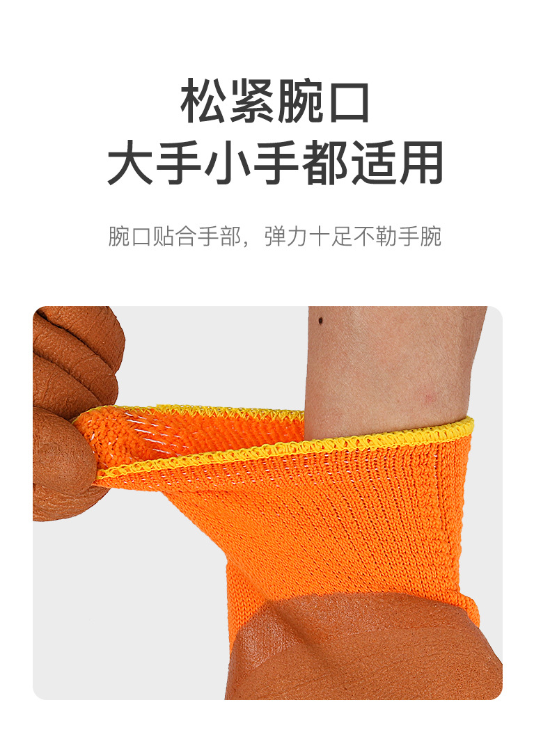 冬季防寒冷库干活劳保手套毛圈发泡浸胶手套加厚劳保保暖手套详情15