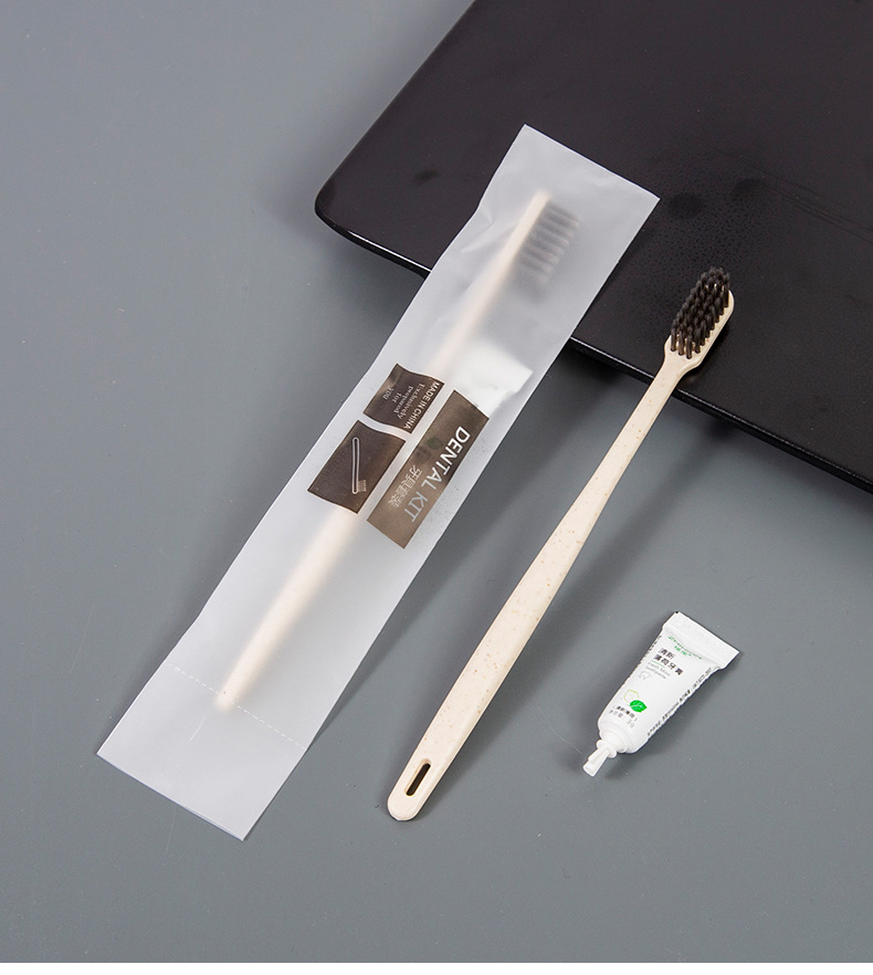 Wholesale of disposable toothbrushes for hotels, straw soft-bristled toothbrushes, toothpaste sets, supplies for homestays and hotels, disposable combs pic 11