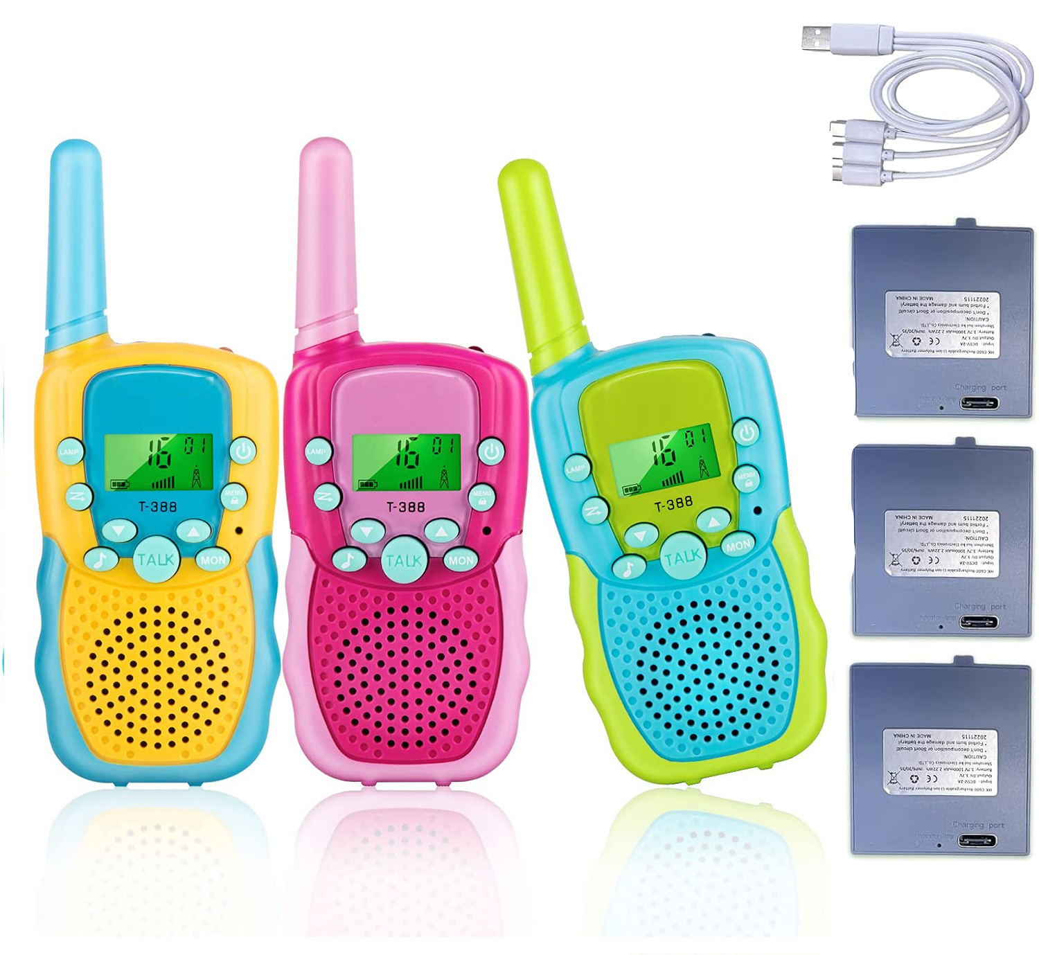 可充电T388儿童对讲机跨境货源儿童玩具对讲机手持户外亲子礼物爆详情6