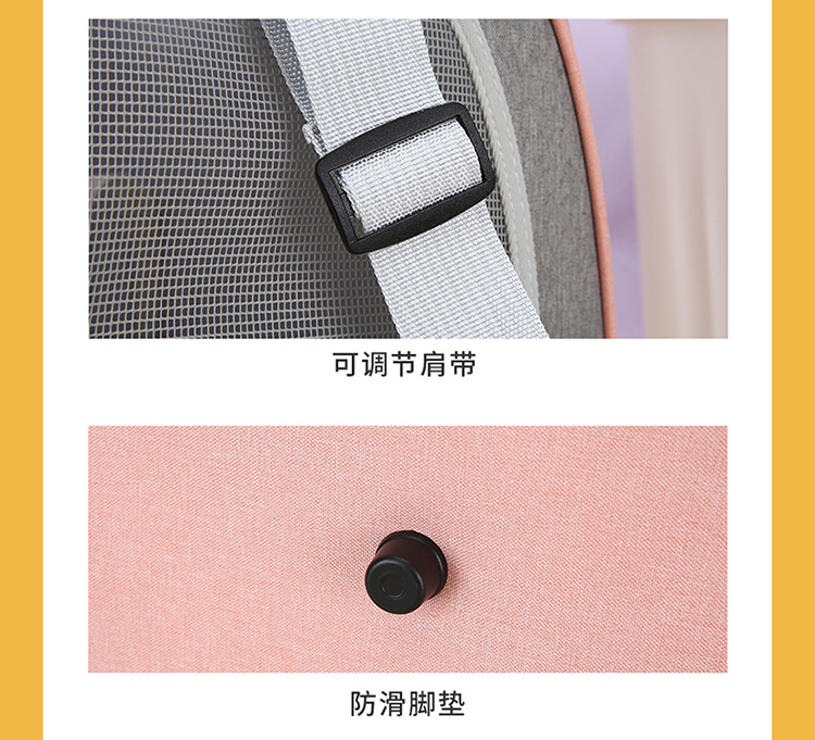 Cat bag, portable handbag for going out, breathable, spacious, fashionable dog bag, hand-held, space-style pet bag pic 22