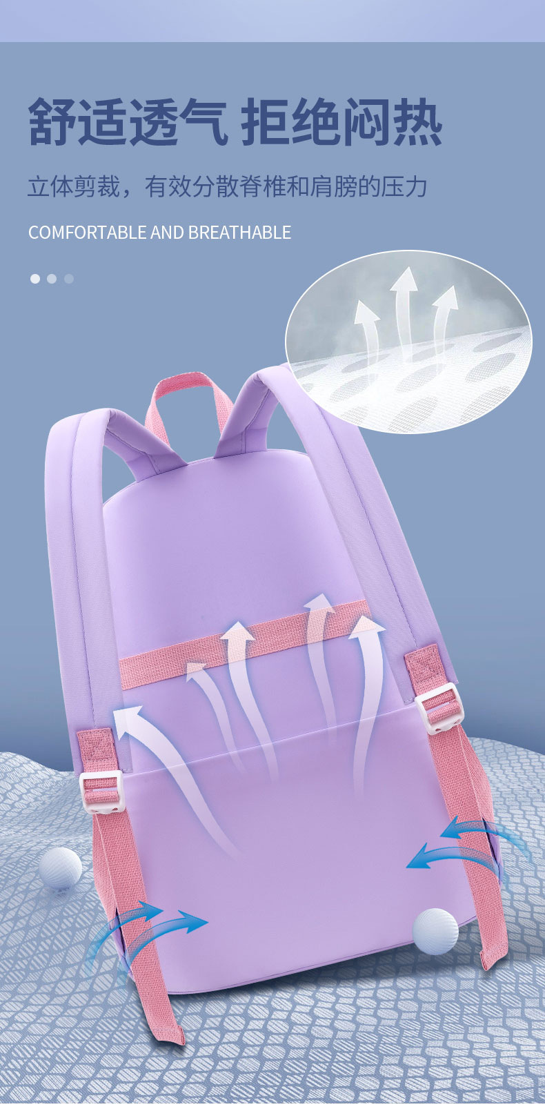 书包ins风女可爱韩版高中生初中生小学生三到五六年级双肩包背包详情8