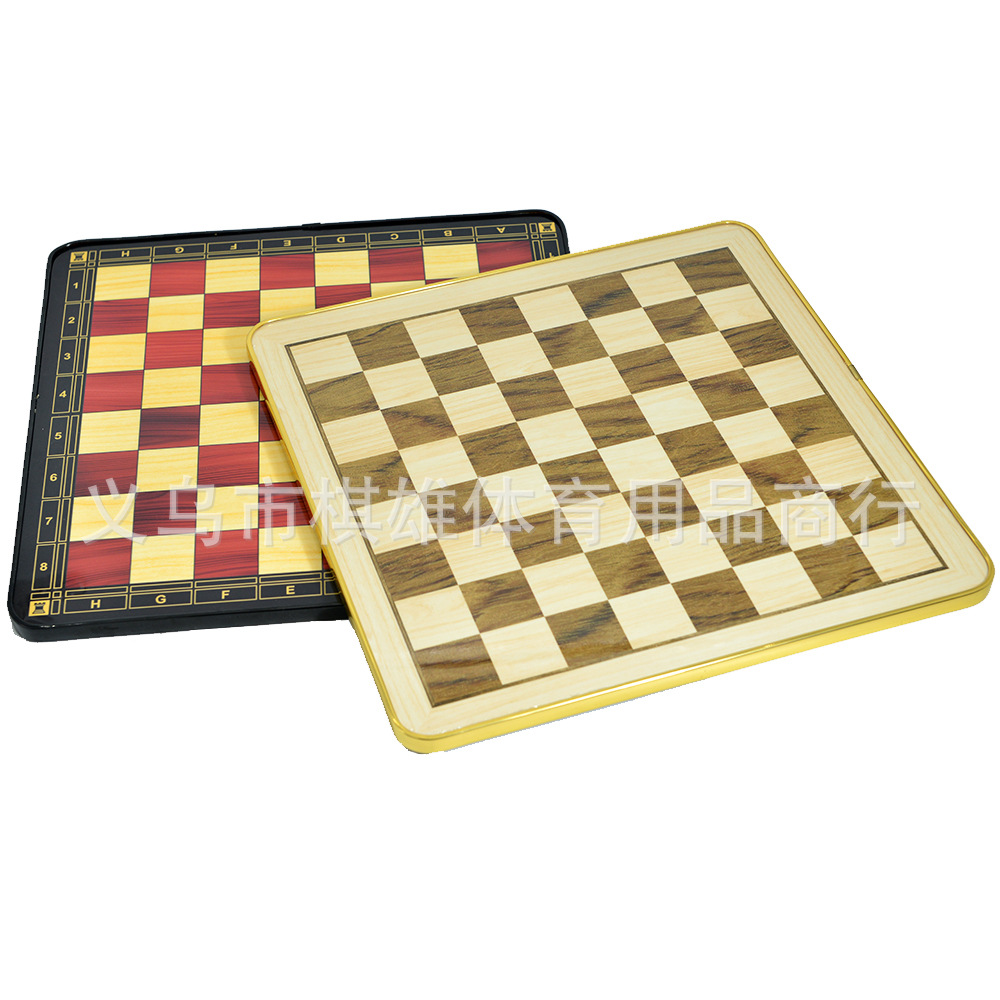高光亮面漆艺棋盘桌游国际象棋游戏玩具棋牌娱乐不含棋子33CM详情9