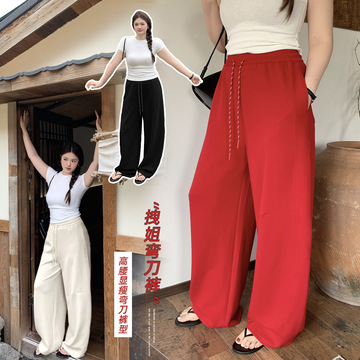 国风大码女装连衣裙女性模特款宽松长裙修身显瘦详情10
