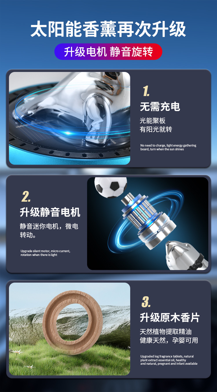 Car aroma diffuser, Sea Lion car interior perfume, long-lasting light fragrance, car ornaments, high-end solar accessories for men and women pic 2
