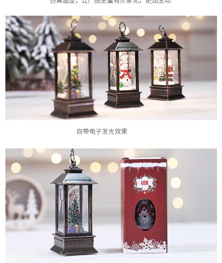 Christmas decorative items, snowflakes, Santa Claus, reindeer, party lights, night lights, holiday gifts, craft lighting pic 6