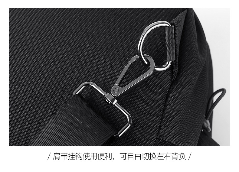 男士户外出行简约潮运动学生单肩包休闲轻便时尚斜挎包男小手提包详情36