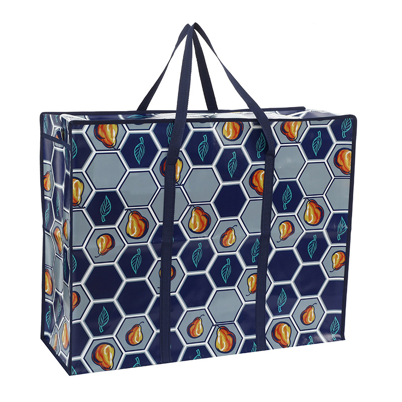 大容量加厚无纺布搬家袋防水防尘打包袋可爱可折叠行李收纳手提袋详情13