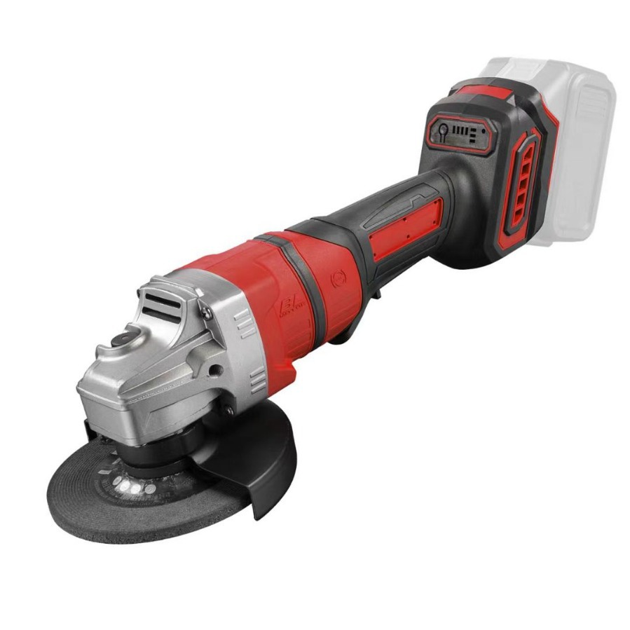 Bison Baisen Machinery Foreign Trade Dewei model rechargeable Angle grinder, Angle grinding machine, lithium battery tools, high-power speed-regulating cutting machine sanding pic 1