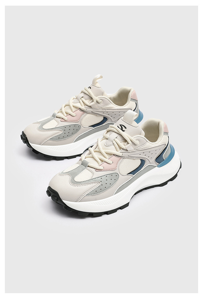 哈比熊男鞋春秋季潮牌透气厚底老爹鞋男款休闲跑步运动鞋青年潮鞋详情26