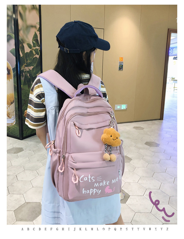 书包女小学生三到六年级轻便减负大容量双肩包新款初中高中生背包详情16