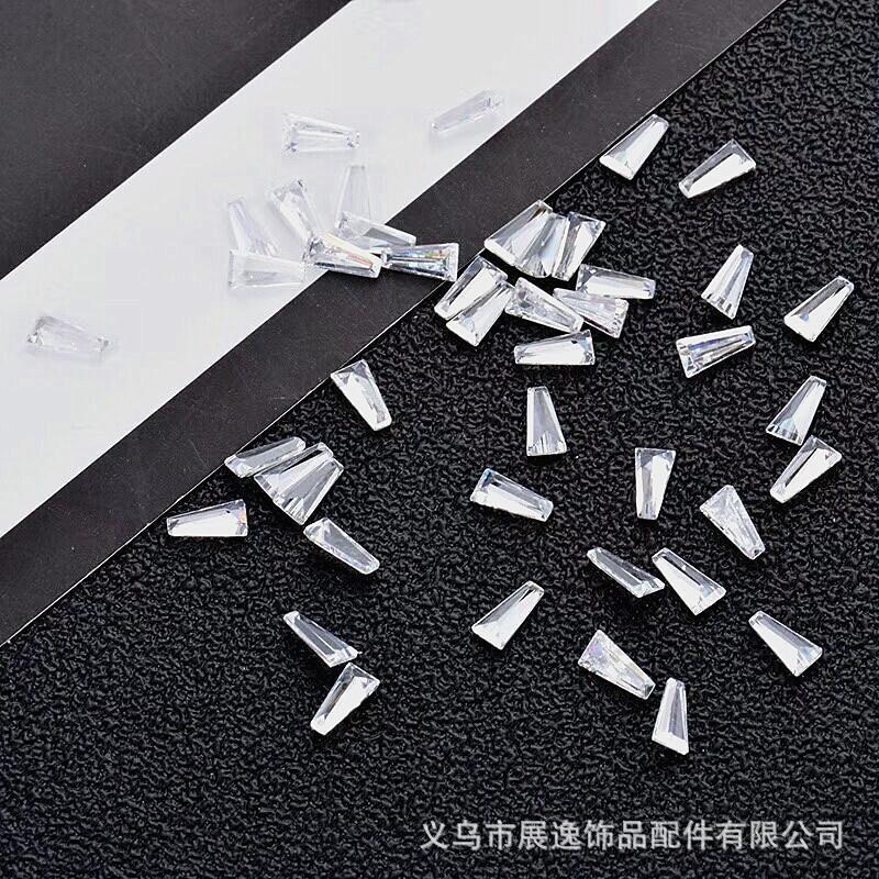 网红爆款高品质梯形锆石多规格源头厂家直供现货批发diy服装首饰详情1