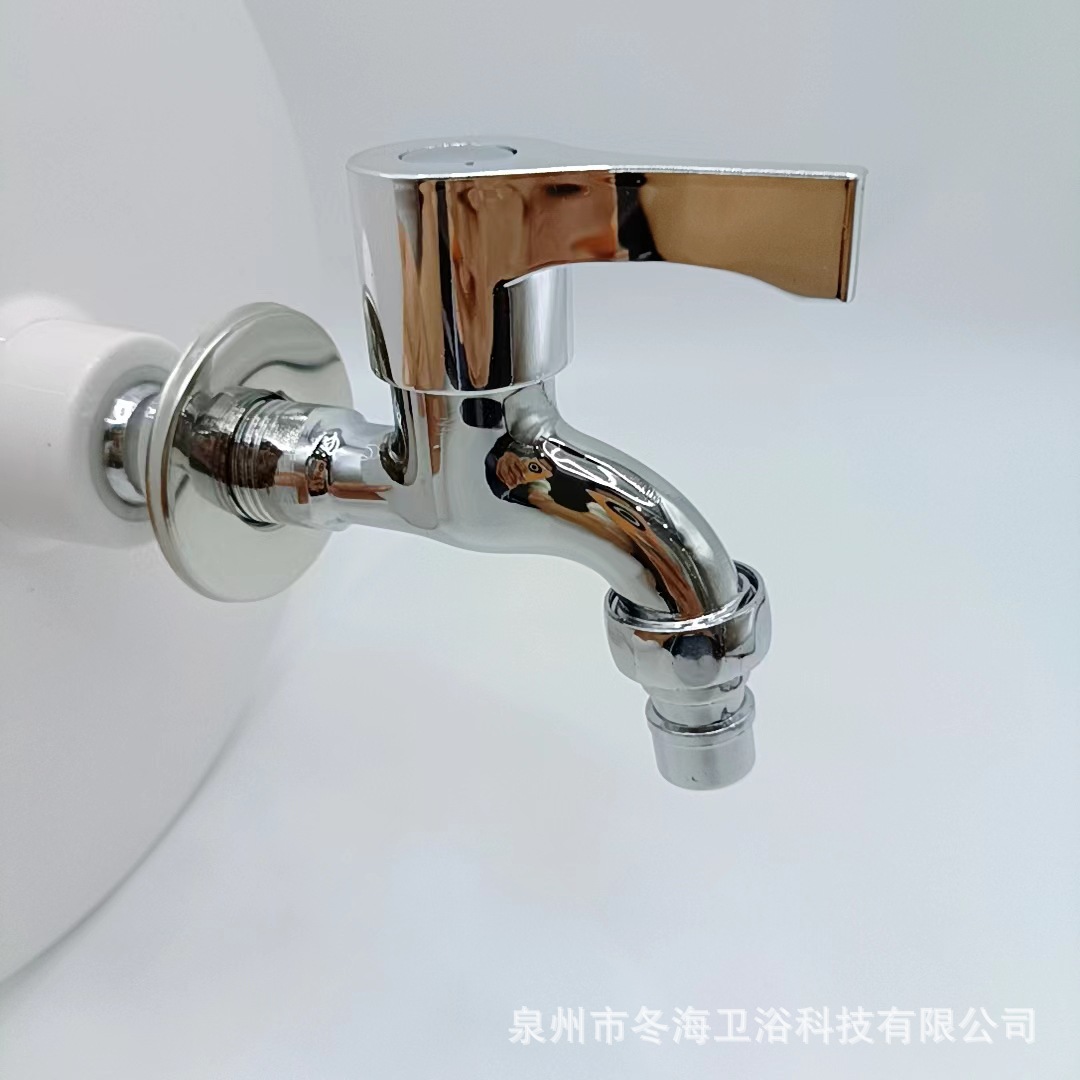 厂家直供外贸跨境款电镀工程款洗手盆拖布池洗衣机快开单冷水龙头详情22