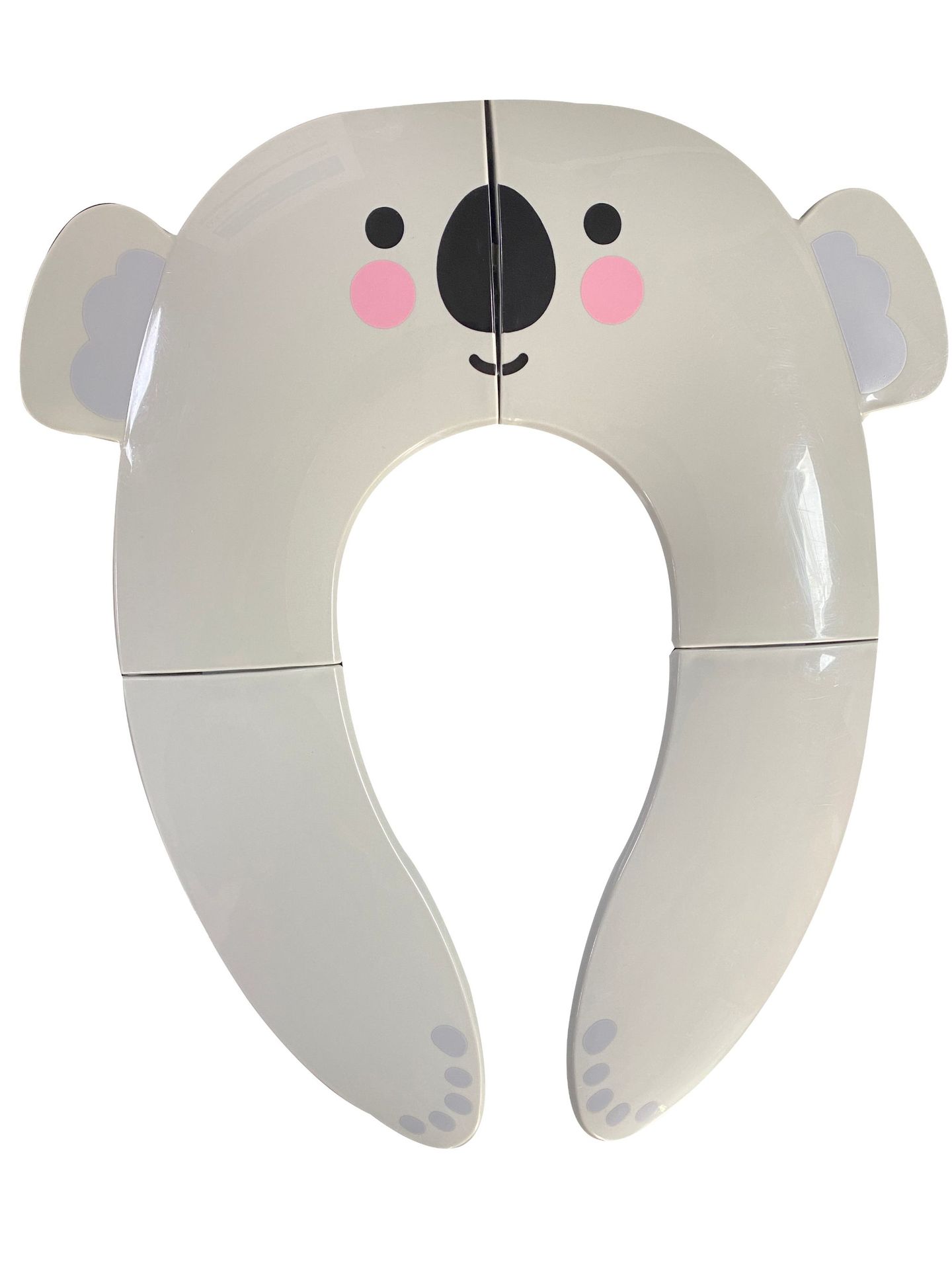 可爱熊猫造型儿童折叠马桶垫/儿童坐便器/儿童可折叠旅游坐便器详情1