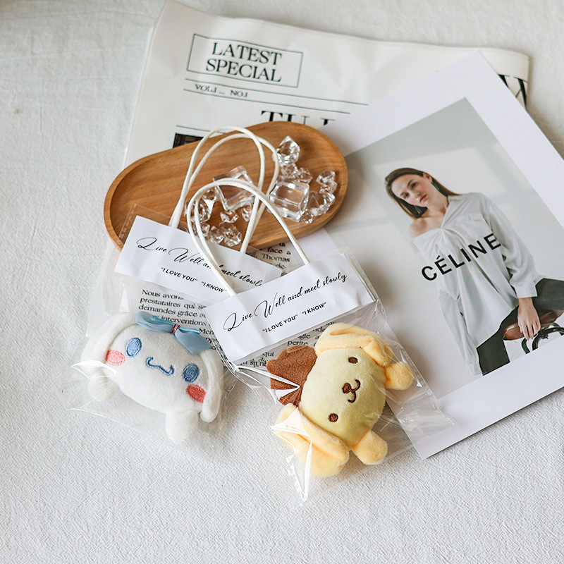 Cultural and creative festival handbags, transparent mini small toys, stationery, accessories, store bags, plastic packaging bags, gift bags pic 3