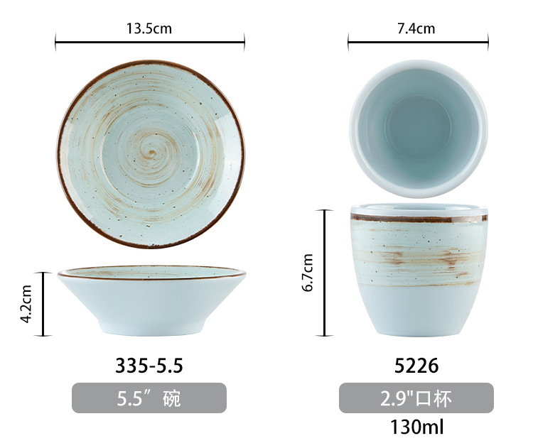 New imitation porcelain KB blue glaze dot melamine tableware factory direct sales melamine tableware pic 19