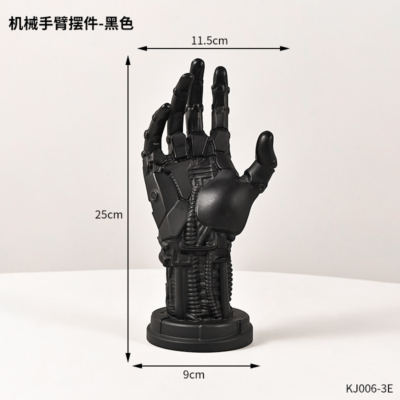 赛博朋克机械手游戏手柄支架耳机置物挂架桌面摆件房间收纳神器详情9