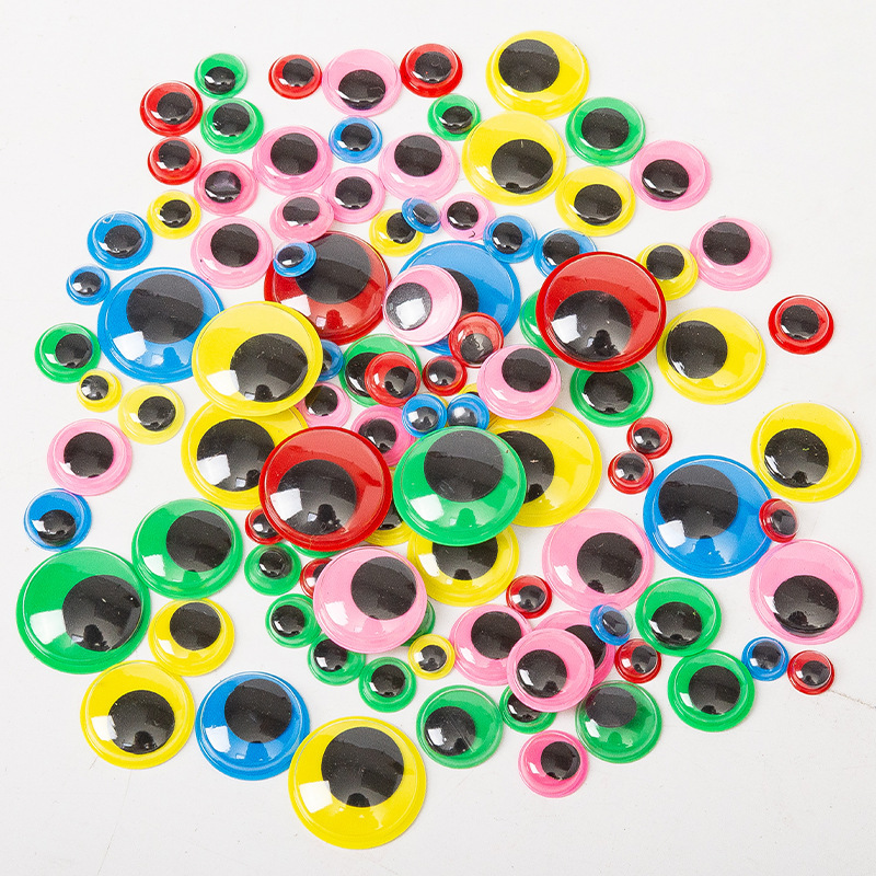 diy Twisty stick accessories, material package, flower pole, tape, flower core, flower bud, movable eye ball, tassel, ball of hair, glue material pic 7