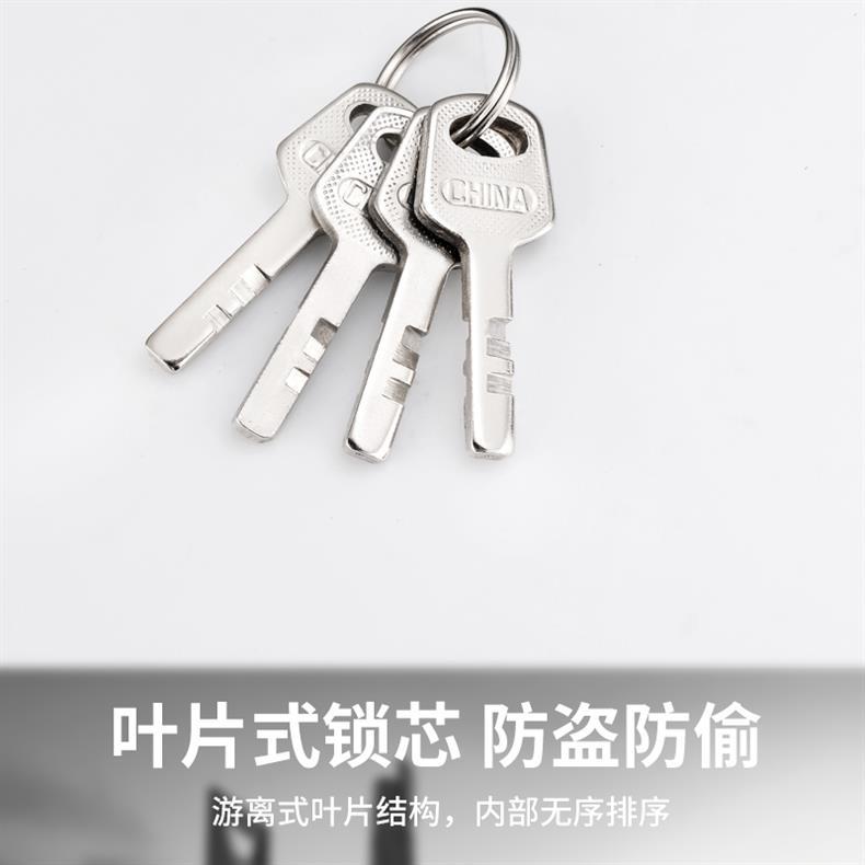 The padlock is open for outdoor waterproof and anti-prying warehouse iron doors, large door locks, household multi-key cabinets, and anti-theft lock heads pic 11