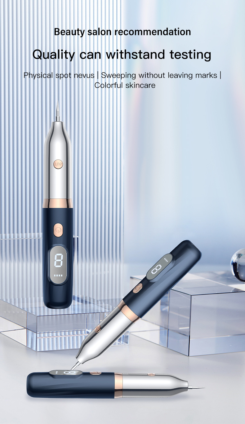 shanilak cross-border multi-functional LCD red and blue light adjustable home red and blue light beauty pen is portable for spot removal pic 4