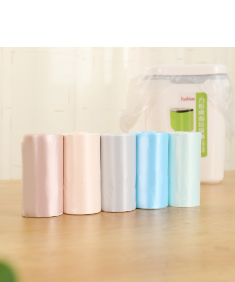 Thickened desktop garbage bag, small mini mini car household trash can, cat poop, pet plastic bag, garbage bag pic 9